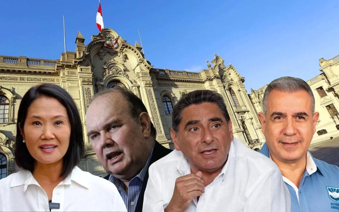 Ipsos: López Aliaga y Fujimori lideran simulacro