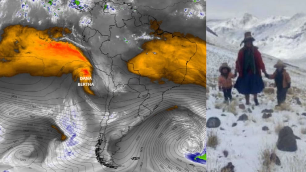 Tacna registra daños por fuertes vientos y lluvias ante el paso de la DANA Bertha