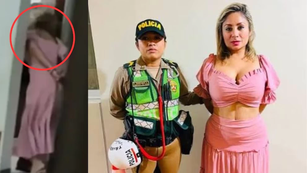 Fiscal Joani Lindao Feria detenida en su propia fiscalía tras agredir a un policía en Piura