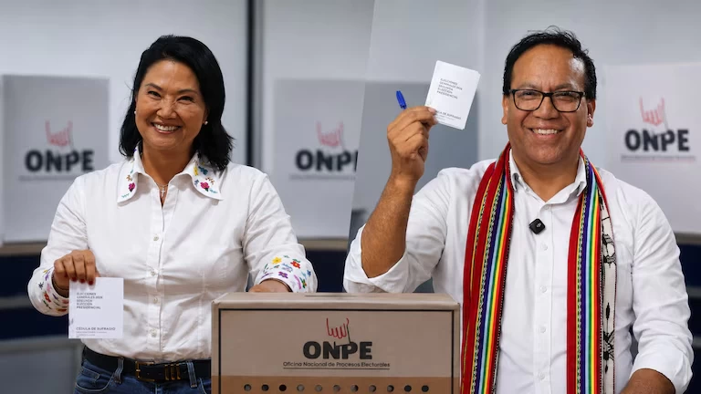 Resultados ONPE EN VIVO: Keiko Fujimori y Roberto Sánchez se disputan voto a voto la segunda vuelta 2026